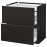 Доставка из Польши METOD / MAXIMERA Sz stj 2dr/2n/d/w, черный/Kungsbacka антрацит, 80x60 cm ИКЕА-29212426, ЕВРОИКЕА Калининград