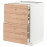 Доставка из Польши METOD / MAXIMERA sz stj 2fr/2n/sr/w szu, bialy/Voxtorp imit. debu, 60x60 cm ИКЕА-89402857, ЕВРОИКЕА Калининград