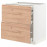 Доставка из Польши METOD / MAXIMERA Sz stj 2fr/2n/d/w, белый/Voxtorp имит. дуб, 80x60 cm ИКЕА-29402860, ЕВРОИКЕА Калининград