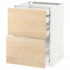 Доставка из Польши METOD / MAXIMERA sz stj 2fr/2n/sr/w szu, bialy/Askersund wzor jasny jesion, 60x60 cm ИКЕА-99215841, ЕВРОИКЕА Калининград
