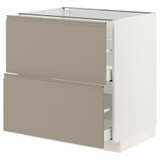 Доставка из Польши METOD / MAXIMERA sz stj 2fr/2w szu, bialy/Upplov matowy ciemnobezowy, 80x60 cm ИКЕА-39491926, ЕВРОИКЕА Калининград
