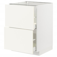 Доставка из Польши METOD / MAXIMERA sz stj 2fr/2w szu, bialy/Vallstena bialy, 60x60 cm ИКЕА-49507168, ЕВРОИКЕА Калининград