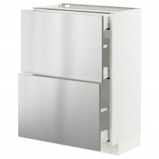 Доставка из Польши METOD / MAXIMERA sz stj 2fr/3szu, bialy/Varsta stal nierdz, 60x37 cm ИКЕА-79329971, ЕВРОИКЕА Калининград