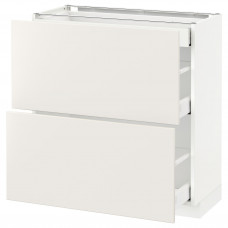 Доставка из Польши METOD / MAXIMERA sz stj 2fr/3szu, bialy/Veddinge bialy, 80x37 cm ИКЕА-09051759, ЕВРОИКЕА Калининград