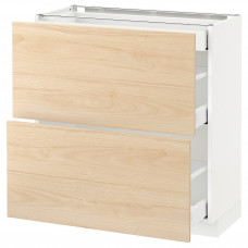 Доставка из Польши METOD / MAXIMERA sz stj 2fr/3szu, bialy/Askersund wzor jasny jesion, 80x37 cm ИКЕА-79215960, ЕВРОИКЕА Калининград