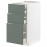 Доставка из Польши METOD / MAXIMERA sz stj 3fr/2n/sr/w szu, bialy/Bodarp szarozielony, 40x60 cm ИКЕА-89316794, ЕВРОИКЕА Калининград