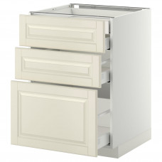 Доставка из Польши METOD / MAXIMERA sz stj 3fr/2n/sr/w szu, bialy/Bodbyn kremowy, 60x60 cm ИКЕА-99913358, ЕВРОИКЕА Калининград