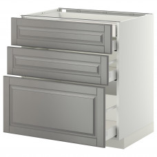 Доставка из Польши METOD / MAXIMERA sz stj 3fr/2n/sr/w szu, bialy/Bodbyn szary, 80x60 cm ИКЕА-59913987, ЕВРОИКЕА Калининград