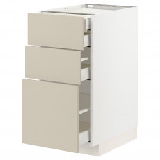Доставка из Польши METOD / MAXIMERA sz stj 3fr/2n/sr/w szu, bialy/Havstorp bezowy, 40x60 cm ИКЕА-69426581, ЕВРОИКЕА Калининград