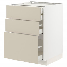 Доставка из Польши METOD / MAXIMERA sz stj 3fr/2n/sr/w szu, bialy/Havstorp bezowy, 60x60 cm ИКЕА-09426584, ЕВРОИКЕА Калининград