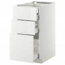 Доставка из Польши METOD / MAXIMERA sz stj 3fr/2n/sr/w szu, bialy/Ringhult bialy, 40x60 cm ИКЕА-29911683, ЕВРОИКЕА Калининград