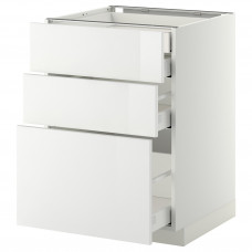 Доставка из Польши METOD / MAXIMERA sz stj 3fr/2n/sr/w szu, bialy/Ringhult bialy, 60x60 cm ИКЕА-79911685, ЕВРОИКЕА Калининград