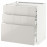Доставка из Польши METOD / MAXIMERA sz stj 3fr/2n/sr/w szu, bialy/Ringhult jasnoszary, 80x60 cm ИКЕА-59141734, ЕВРОИКЕА Калининград