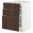 Доставка из Польши METOD / MAXIMERA sz stj 3fr/2n/sr/w szu, bialy/Sinarp brazowy, 60x60 cm ИКЕА-39404062, ЕВРОИКЕА Калининград