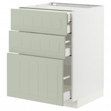 Доставка из Польши METOD / MAXIMERA sz stj 3fr/2n/sr/w szu, bialy/Stensund jasnozielony, 60x60 cm ИКЕА-79486292, ЕВРОИКЕА Калининград