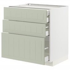 Доставка из Польши METOD / MAXIMERA sz stj 3fr/2n/sr/w szu, bialy/Stensund jasnozielony, 80x60 cm ИКЕА-79486428, ЕВРОИКЕА Калининград