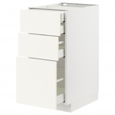 Доставка из Польши METOD / MAXIMERA sz stj 3fr/2n/sr/w szu, bialy/Vallstena bialy, 40x60 cm ИКЕА-19507160, ЕВРОИКЕА Калининград