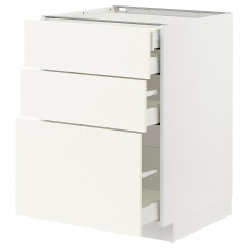 Доставка из Польши METOD / MAXIMERA sz stj 3fr/2n/sr/w szu, bialy/Vallstena bialy, 60x60 cm ИКЕА-79507162, ЕВРОИКЕА Калининград