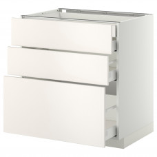 Доставка из Польши METOD / MAXIMERA sz stj 3fr/2n/sr/w szu, bialy/Veddinge bialy, 80x60 cm ИКЕА-09915899, ЕВРОИКЕА Калининград