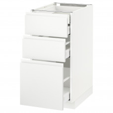 Доставка из Польши METOD / MAXIMERA sz stj 3fr/2n/sr/w szu, bialy/Voxtorp matowy bialy, 40x60 cm ИКЕА-69112095, ЕВРОИКЕА Калининград