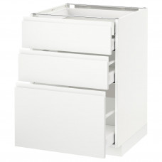 Доставка из Польши METOD / MAXIMERA sz stj 3fr/2n/sr/w szu, bialy/Voxtorp matowy bialy, 60x60 cm ИКЕА-49112096, ЕВРОИКЕА Калининград