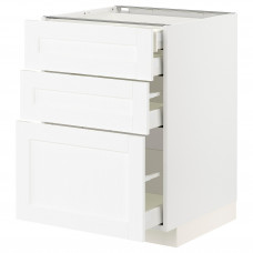 Доставка из Польши METOD / MAXIMERA sz stj 3fr/2n/sr/w szu, bialy Enkoping/bialy imitacja drewna, 60x60 cm ИКЕА-69473389, ЕВРОИКЕА Калининград