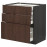 Доставка из Польши METOD / MAXIMERA sz stj 3fr/2n/sr/w szu, czarny/Sinarp brazowy, 80x60 cm ИКЕА-39405641, ЕВРОИКЕА Калининград
