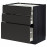 Доставка из Польши METOD / MAXIMERA sz stj 3fr/2n/sr/w szu, czarny/Upplov matowy antracyt, 80x60 cm ИКЕА-49495368, ЕВРОИКЕА Калининград