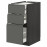 Доставка из Польши METOD / MAXIMERA sz stj 3fr/2n/sr/w szu, czarny/Voxtorp ciemnoszary, 40x60 cm ИКЕА-39304072, ЕВРОИКЕА Калининград