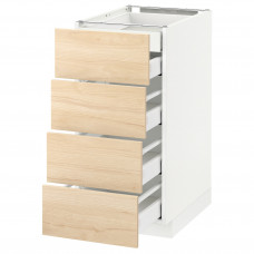 Доставка из Польши METOD / MAXIMERA sz stj 4fr/2n/3sr szu, bialy/Askersund wzor jasny jesion, 40x60 cm ИКЕА-49215834, ЕВРОИКЕА Калининград