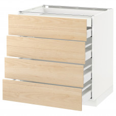 Доставка из Польши METOD / MAXIMERA sz stj 4fr/2n/3sr szu, bialy/Askersund wzor jasny jesion, 80x60 cm ИКЕА-99215836, ЕВРОИКЕА Калининград
