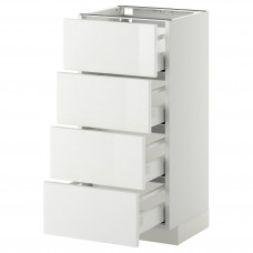 Доставка из Польши METOD / MAXIMERA sz stj 4fr/4szu, bialy/Ringhult bialy, 40x37 cm ИКЕА-79026295, ЕВРОИКЕА Калининград