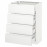 Доставка из Польши METOD / MAXIMERA sz stj 4fr/4szu, bialy/Voxtorp matowy bialy, 60x37 cm ИКЕА-29112785, ЕВРОИКЕА Калининград