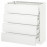 Доставка из Польши METOD / MAXIMERA sz stj 4fr/4szu, bialy/Voxtorp matowy bialy, 80x37 cm ИКЕА-09112786, ЕВРОИКЕА Калининград