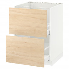 Доставка из Польши METOD / MAXIMERA sz stj zl+2fr/2szu, bialy/Askersund wzor jasny jesion, 60x60 cm ИКЕА-29215849, ЕВРОИКЕА Калининград