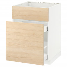 Доставка из Польши METOD / MAXIMERA sz stj zl+3fr/2szu, bialy/Askersund wzor jasny jesion, 60x60 cm ИКЕА-89215846, ЕВРОИКЕА Калининград