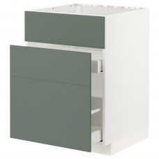 Доставка из Польши METOD / MAXIMERA sz stj zl+3fr/2szu, bialy/Bodarp szarozielony, 60x60 cm ИКЕА-49317314, ЕВРОИКЕА Калининград