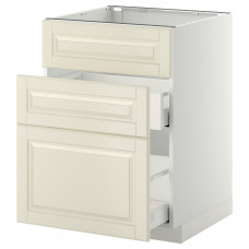 Доставка из Польши METOD / MAXIMERA sz stj zl+3fr/2szu, bialy/Bodbyn kremowy, 60x60 cm ИКЕА-29919801, ЕВРОИКЕА Калининград