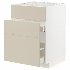 Доставка из Польши METOD / MAXIMERA sz stj zl+3fr/2szu, bialy/Havstorp bezowy, 60x60 cm ИКЕА-79426613, ЕВРОИКЕА Калининград