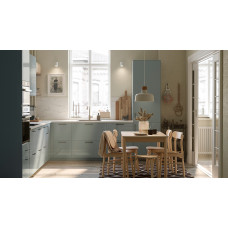 Доставка из Польши ⭐⭐⭐⭐⭐ METOD / MAXIMERA Sz stj zl+3fr/2sz, bialy/Kallarp jasnoszaro-niebieski, 60x60 cm,ИКЕА-49478948, Евро Икеа Калининград