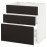 Доставка из Польши METOD / MAXIMERA Sz stj zl+3fr/2sz, bialy/Kungsbacka antracyt, 80x60 cm ИКЕА-69211986, ЕВРОИКЕА Калининград
