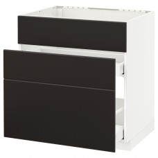 Доставка из Польши METOD / MAXIMERA Sz stj zl+3fr/2sz, bialy/Kungsbacka antracyt, 80x60 cm ИКЕА-79211919, ЕВРОИКЕА Калининград