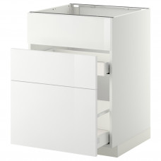 Доставка из Польши METOD / MAXIMERA sz stj zl+3fr/2szu, bialy/Ringhult bialy, 60x60 cm ИКЕА-89919817, ЕВРОИКЕА Калининград