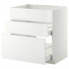 Доставка из Польши METOD / MAXIMERA sz stj zl+3fr/2szu, bialy/Ringhult bialy, 80x60 cm ИКЕА-69028049, ЕВРОИКЕА Калининград