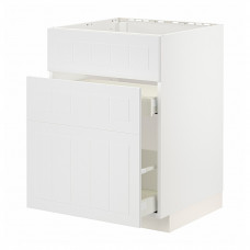 Доставка из Польши METOD / MAXIMERA sz stj zl+3fr/2szu, bialy/Stensund bialy, 60x60 cm ИКЕА-99409472, ЕВРОИКЕА Калининград