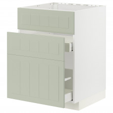 Доставка из Польши METOD / MAXIMERA sz stj zl+3fr/2szu, bialy/Stensund jasnozielony, 60x60 cm ИКЕА-39487321, ЕВРОИКЕА Калининград