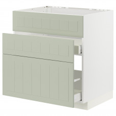 Доставка из Польши METOD / MAXIMERA sz stj zl+3fr/2szu, bialy/Stensund jasnozielony, 80x60 cm ИКЕА-69487471, ЕВРОИКЕА Калининград