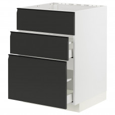 Доставка из Польши METOD / MAXIMERA sz stj zl+3fr/2szu, bialy/Upplov matowy antracyt, 60x60 cm ИКЕА-89493112, ЕВРОИКЕА Калининград