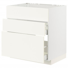 Доставка из Польши METOD / MAXIMERA sz stj zl+3fr/2szu, bialy/Vallstena bialy, 80x60 cm ИКЕА-49507187, ЕВРОИКЕА Калининград