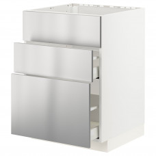 Доставка из Польши METOD / MAXIMERA sz stj zl+3fr/2szu, bialy/Varsta stal nierdz, 60x60 cm ИКЕА-39329874, ЕВРОИКЕА Калининград